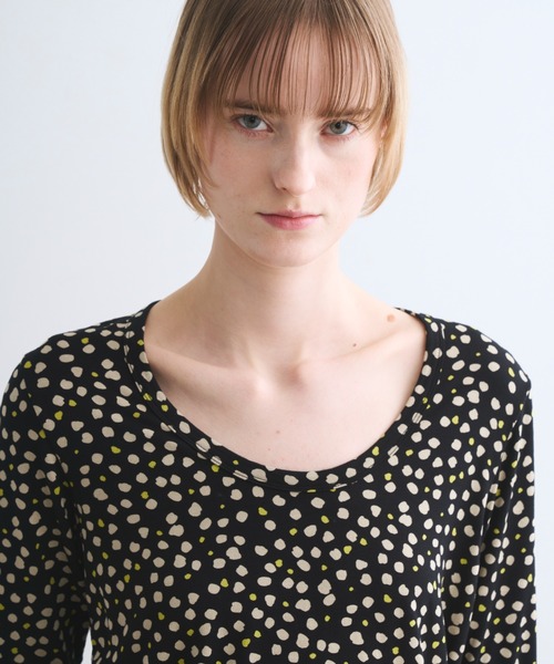 three dots(スリードッツ)の「トラベルライン ジェシカ(Tシャツ/カットソー・レディース・マルチ・M/S)」の9枚目の写真