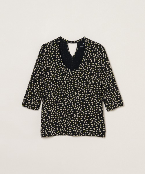 three dots(スリードッツ)の「トラベルライン ジェシカ(Tシャツ/カットソー・レディース・マルチ・M/S)」の2枚目の写真