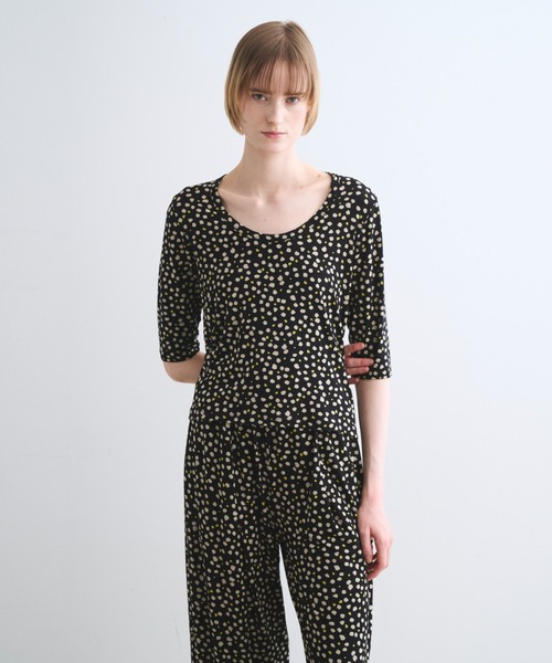 three dots(スリードッツ)の「トラベルライン ジェシカ(Tシャツ/カットソー・レディース・マルチ・M/S)」の8枚目の写真