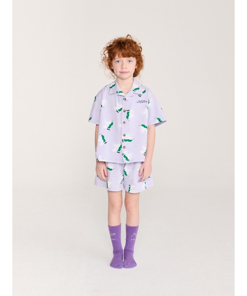 BOBO CHOSES(ボボショーズ)の「Reading Crocodile long socks(ソックス/靴下・キッズ・バイオレット・38-40/35-37/32-34/29-31/26-28/23-25/20-22)」の4枚目の写真