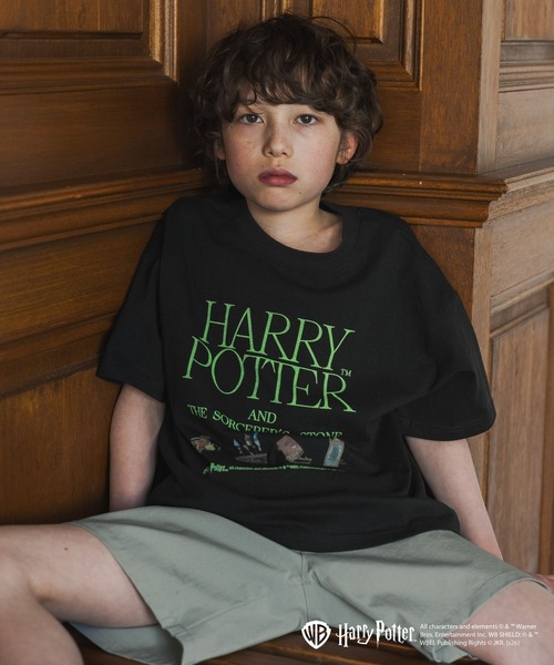 GLOBAL WORK(グローバルワーク)の「Harry PotterヘビロッTEE半袖/670025(Tシャツ/カットソー・キッズ・ダークグレー/チャコールグレー/ホワイト系その他5/ホワイト系その他6/ホワイト系その他7/ブラック・130cm/140cm/150cm/160cm)」の1枚目の写真