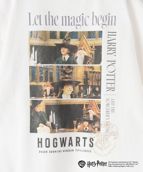 GLOBAL WORK(グローバルワーク)の「Harry PotterヘビロッTEE半袖/670025(Tシャツ/カットソー・キッズ・ダークグレー/チャコールグレー/ホワイト系その他5/ホワイト系その他6/ホワイト系その他7/ブラック・130cm/140cm/150cm/160cm)」の11枚目の写真