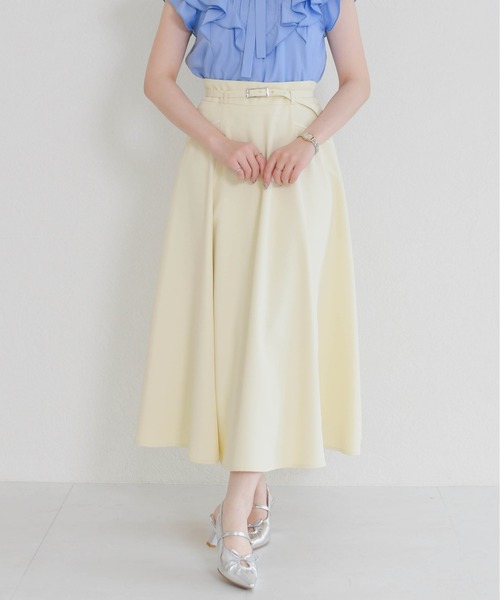 MISCH MASCH(ミッシュマッシュ)の「2026春夏新作 配色ラインフレアスカート(スカート・レディース・アイボリー/ネイビー/イエロー/ライトブルー・S/M)」の13枚目の写真