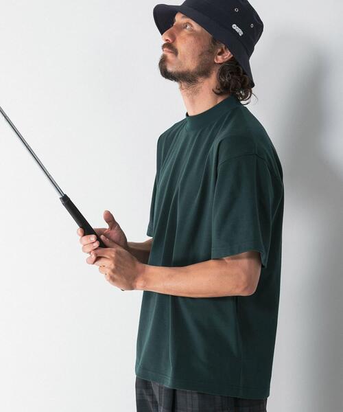 URBAN RESEARCH Sonny Label(アーバンリサーチサニーレーベル)の「OOPS×RYUAMBE コラボモックネックTシャツ(Tシャツ/カットソー・メンズ・グリーン/ネイビー/オフホワイト・X-LARGE/LARGE/MEDIUM)」の4枚目の写真