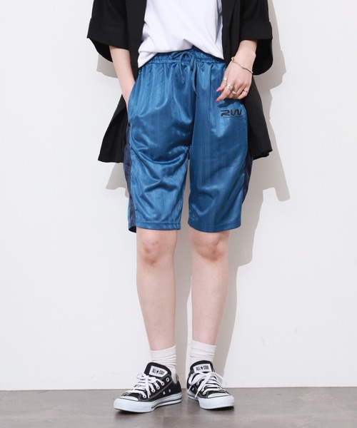FUNALIVE（ファンアライブ）の「ユニフォーム ロゴ イージーハーフパンツ（その他パンツ・メンズ・ブラック/ライトブルー/ネイビー/グレー・L/LL/M）」の15枚目の写真