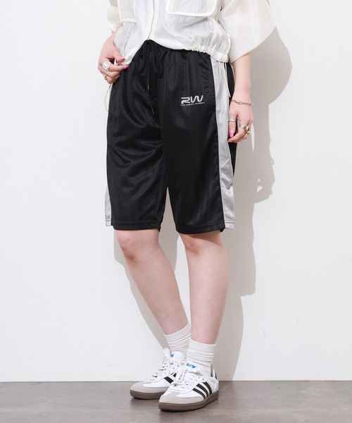FUNALIVE（ファンアライブ）の「ユニフォーム ロゴ イージーハーフパンツ（その他パンツ・メンズ・ブラック/ライトブルー/ネイビー/グレー・L/LL/M）」の6枚目の写真