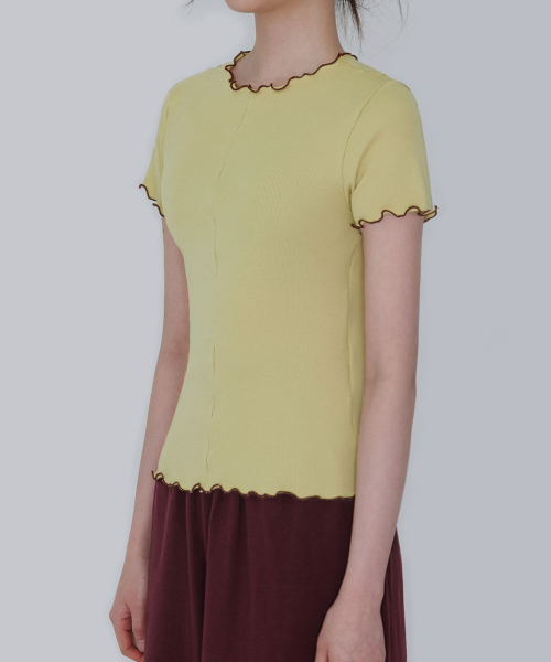 DEVIWEAR(デヴィウェア)の「リバーシブルラインTシャツ DEVI-T0155-オリーブ(Tシャツ/カットソー・レディース・オリーブ・FREE)」の13枚目の写真