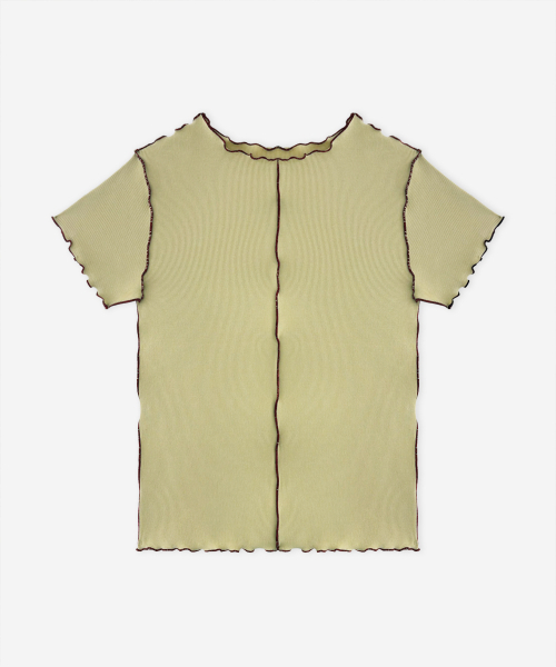 DEVIWEAR(デヴィウェア)の「リバーシブルラインTシャツ DEVI-T0155-オリーブ(Tシャツ/カットソー・レディース・オリーブ・FREE)」の16枚目の写真