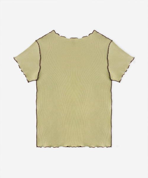 DEVIWEAR(デヴィウェア)の「リバーシブルラインTシャツ DEVI-T0155-オリーブ(Tシャツ/カットソー・レディース・オリーブ・FREE)」の17枚目の写真