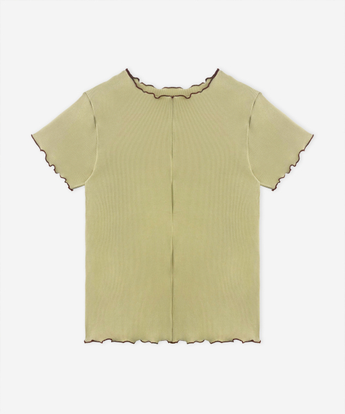 DEVIWEAR(デヴィウェア)の「リバーシブルラインTシャツ DEVI-T0155-オリーブ(Tシャツ/カットソー・レディース・オリーブ・FREE)」の18枚目の写真