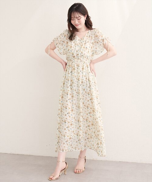 natural couture(ナチュラルクチュール)の「ドロストデザインフレアワンピース(ワンピース・レディース・その他4/その他1/その他2/その他3/ネイビー/ピンク・FREE)」の12枚目の写真