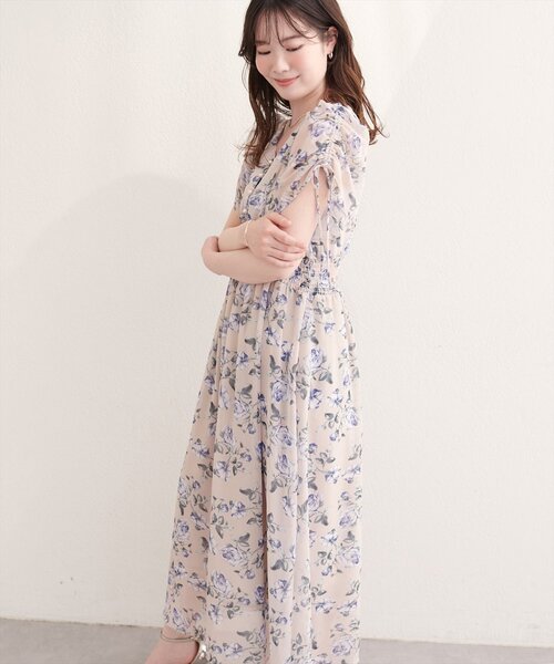 natural couture(ナチュラルクチュール)の「ドロストデザインフレアワンピース(ワンピース・レディース・その他4/その他1/その他2/その他3/ネイビー/ピンク・FREE)」の16枚目の写真