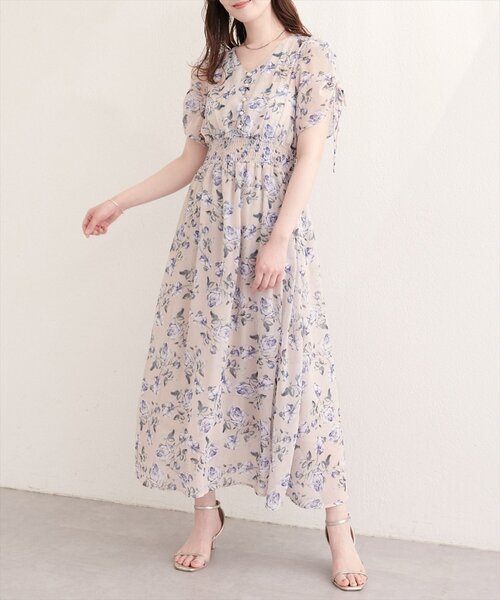 natural couture(ナチュラルクチュール)の「ドロストデザインフレアワンピース(ワンピース・レディース・その他4/その他1/その他2/その他3/ネイビー/ピンク・FREE)」の17枚目の写真