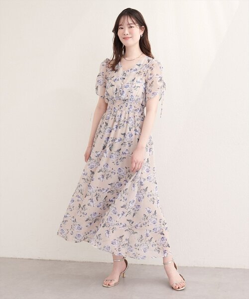 natural couture(ナチュラルクチュール)の「ドロストデザインフレアワンピース(ワンピース・レディース・その他4/その他1/その他2/その他3/ネイビー/ピンク・FREE)」の18枚目の写真