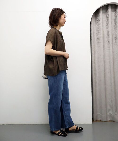 le.coeur blanc（ルクールブラン）の「【手洗い可】ドットギャザー2WAYブラウス（シャツ/ブラウス・レディース・ブラウン/ベージュ/ブラック・38）」の15枚目の写真