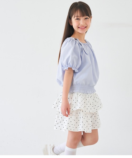 coca(coca)(コカ)の「キッズ ドットフリルスカート(スカート・キッズ・B/A・120/150/140/130)」の4枚目の写真