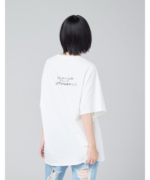 Little sunny bite(リトルサニーバイト)の「★Little sunny bite★anna hopman x little sunny bite animal big tee 26SS(Tシャツ/カットソー・メンズ・ホワイト/ブルー/ブラック・SMALL/MEDIUM)」の5枚目の写真