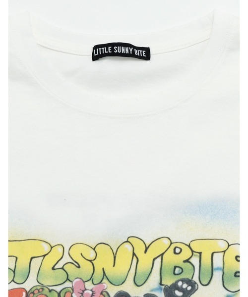 Little sunny bite(リトルサニーバイト)の「★Little sunny bite★anna hopman x little sunny bite animal big tee 26SS(Tシャツ/カットソー・メンズ・ホワイト/ブルー/ブラック・SMALL/MEDIUM)」の6枚目の写真