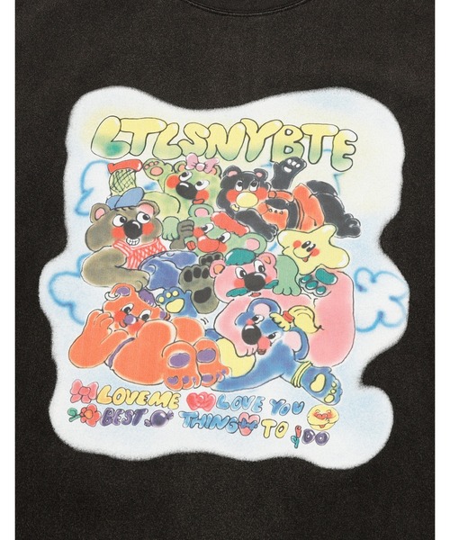 Little sunny bite(リトルサニーバイト)の「★Little sunny bite★anna hopman x little sunny bite animal big tee 26SS(Tシャツ/カットソー・メンズ・ホワイト/ブルー/ブラック・SMALL/MEDIUM)」の17枚目の写真