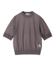 シアーニット クルーネックプルオーバー