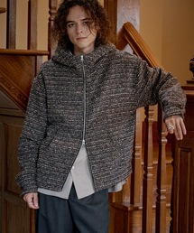 CASPER JOHN | High neck boucle blouson/ハイネックブークレブルゾン(ブルゾン)