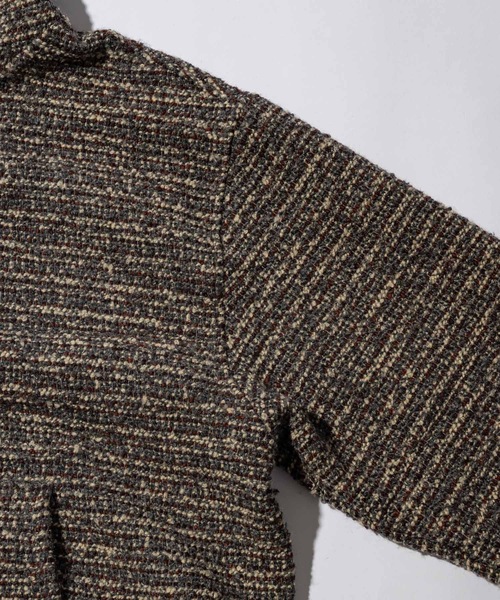 CASPER JOHN(キャスパージョン)の「High neck boucle blouson/ハイネックブークレブルゾン(ブルゾン・メンズ・グレー/レッド・SMALL/X-SMALL/LARGE/MEDIUM)」の16枚目の写真