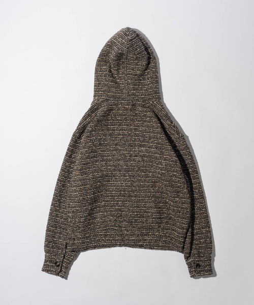 CASPER JOHN(キャスパージョン)の「High neck boucle blouson/ハイネックブークレブルゾン(ブルゾン・メンズ・グレー/レッド・SMALL/X-SMALL/LARGE/MEDIUM)」の20枚目の写真