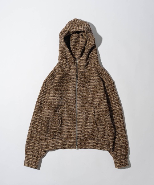 CASPER JOHN(キャスパージョン)の「High neck boucle blouson/ハイネックブークレブルゾン(ブルゾン・メンズ・グレー/レッド・SMALL/X-SMALL/LARGE/MEDIUM)」の21枚目の写真