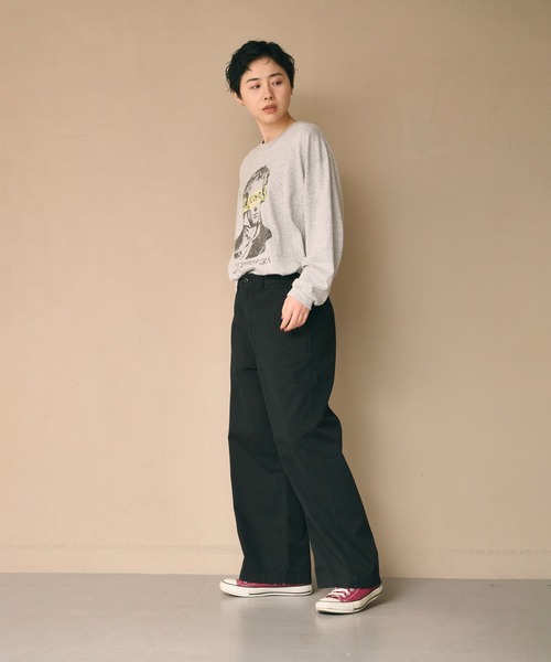 kha:ki(カーキ)の「「KHA:KI / カーキ」L/S TEE -CLASSICAL-(Tシャツ/カットソー・レディース・ホワイト/グレー/ブラック・FREE)」の18枚目の写真