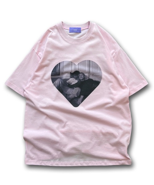 wee9s(ウィークス)の「Couple chill tee / カップルチルティー(Tシャツ/カットソー・レディース・ベビーピンク/ブラック/アイボリー・FREE)」の10枚目の写真
