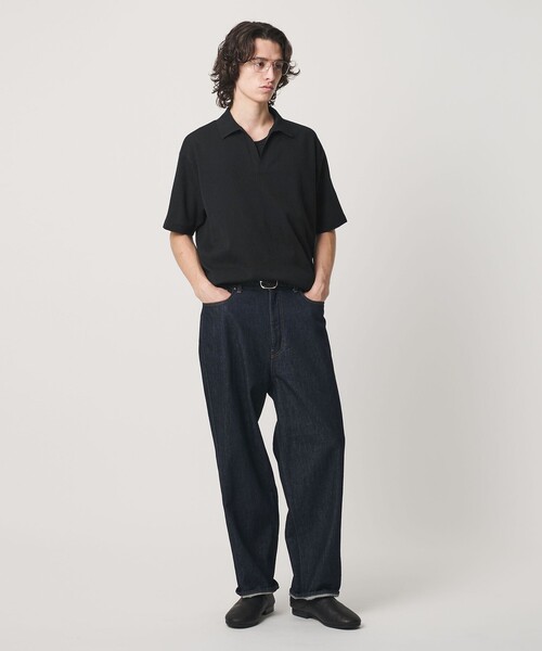 BEAUTY&YOUTH UNITED ARROWS(ビューティーアンドユースユナイテッドアローズ)の「KNITEE リネンブレンド メリノ スキッパー ニット Tシャツ ウォッシャブル(ニット/セーター・メンズ・ブラック/ライトグレー/イエロー・S/L/M/XL)」の14枚目の写真