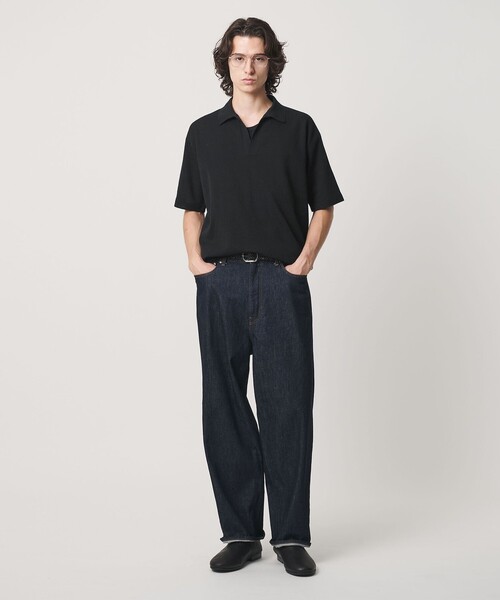 BEAUTY&YOUTH UNITED ARROWS(ビューティーアンドユースユナイテッドアローズ)の「KNITEE リネンブレンド メリノ スキッパー ニット Tシャツ ウォッシャブル(ニット/セーター・メンズ・ブラック/ライトグレー/イエロー・S/L/M/XL)」の16枚目の写真