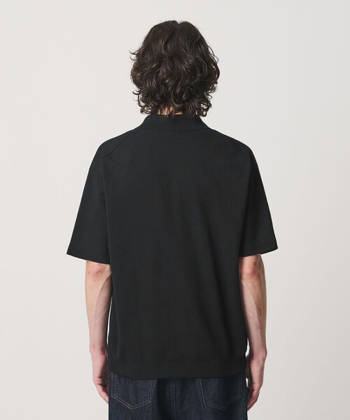 BEAUTY&YOUTH UNITED ARROWS(ビューティーアンドユースユナイテッドアローズ)の「KNITEE リネンブレンド メリノ スキッパー ニット Tシャツ ウォッシャブル(ニット/セーター・メンズ・ブラック/ライトグレー/イエロー・S/L/M/XL)」の8枚目の写真