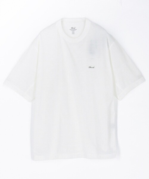NANGA(ナンガ)の「NANGA/ナンガ DRY MIX PIVOT SLEEVE TEE/ドライミックス ピボットスリーブ Tシャツ(Tシャツ/カットソー・メンズ・ホワイト/ブラック・LARGE/X-LARGE/MEDIUM)」の1枚目の写真