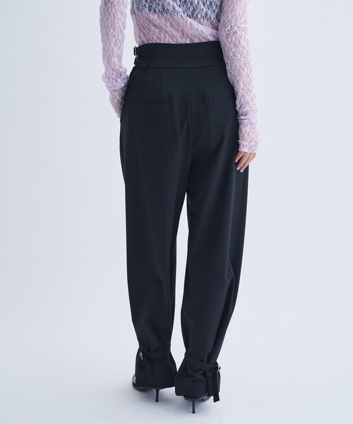 CODE A（コードエー）の「bound edge pants（その他パンツ・レディース・ブラウン系その他/ブラック・34/36/38）」の5枚目の写真