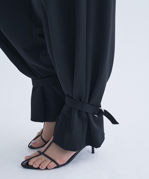 CODE A（コードエー）の「bound edge pants（その他パンツ・レディース・ブラウン系その他/ブラック・34/36/38）」の9枚目の写真