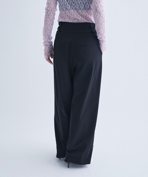 CODE A（コードエー）の「bound edge pants（その他パンツ・レディース・ブラウン系その他/ブラック・34/36/38）」の12枚目の写真