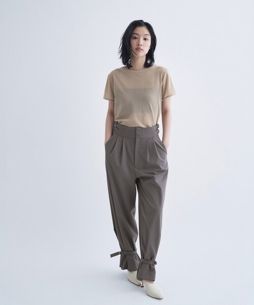 CODE A（コードエー）の「bound edge pants（その他パンツ・レディース・ブラウン系その他/ブラック・34/36/38）」の18枚目の写真