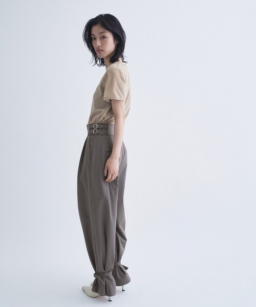 CODE A（コードエー）の「bound edge pants（その他パンツ・レディース・ブラウン系その他/ブラック・34/36/38）」の19枚目の写真