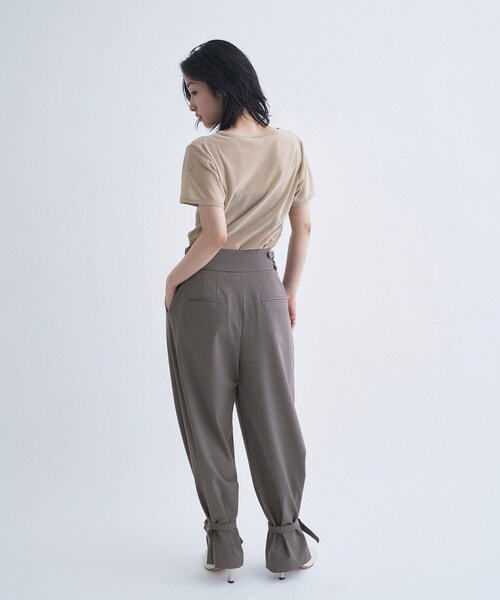 CODE A（コードエー）の「bound edge pants（その他パンツ・レディース・ブラウン系その他/ブラック・34/36/38）」の21枚目の写真