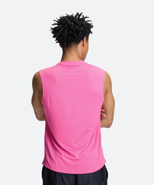 UNDER ARMOUR(アンダーアーマー)の「UAアーマードライ スリーブレス シャツ(トレーニング/メンズ)(タンクトップ・メンズ・ピンク系・2XL/M/XL/S/L)」の2枚目の写真
