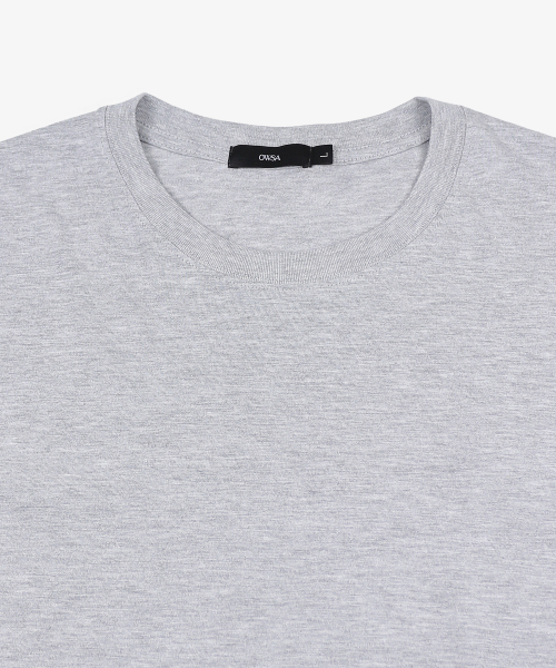 OWSA(オウサ)の「ベーシック無地半袖Tシャツ6色(Tシャツ/カットソー・メンズ・ホワイト/ブラック/ネイビー/ブラウン/グレー/チャコール・MEDIUM/LARGE/X-LARGE)」の15枚目の写真