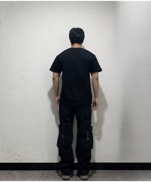 OWSA(オウサ)の「ベーシック無地半袖Tシャツ6色(Tシャツ/カットソー・メンズ・ホワイト/ブラック/ネイビー/ブラウン/グレー/チャコール・MEDIUM/LARGE/X-LARGE)」の12枚目の写真