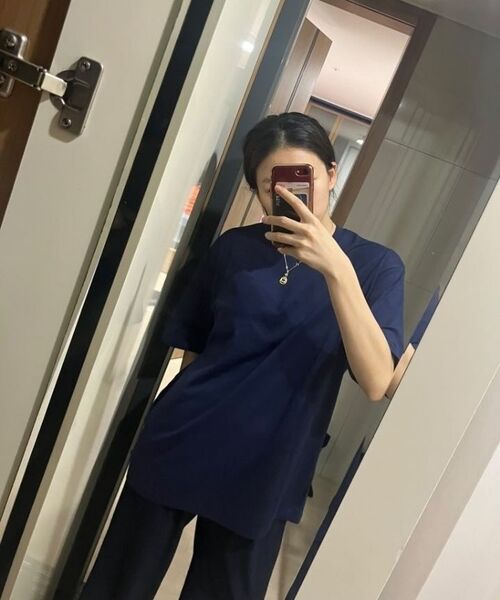OWSA(オウサ)の「ベーシック無地半袖Tシャツ6色(Tシャツ/カットソー・メンズ・ホワイト/ブラック/ネイビー/ブラウン/グレー/チャコール・MEDIUM/LARGE/X-LARGE)」の13枚目の写真