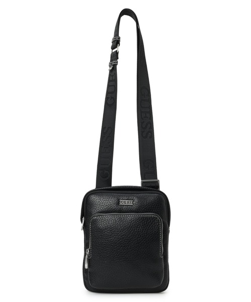 Guess(ゲス)の「BOSTON Flat Crossbody ショルダーバッグ(ショルダーバッグ・メンズ・ブラウン/ブラック・ONE SIZE)」の5枚目の写真