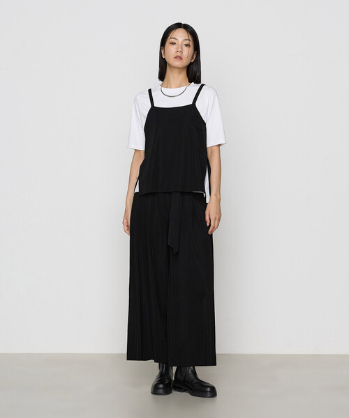 Gabardine K.T（ギャバジンケーティー）の「【セットアップ】ハイテンションポンチ WEEKEND パンツスーツ（その他パンツ・レディース・グレー/ブラック・9号）」の2枚目の写真