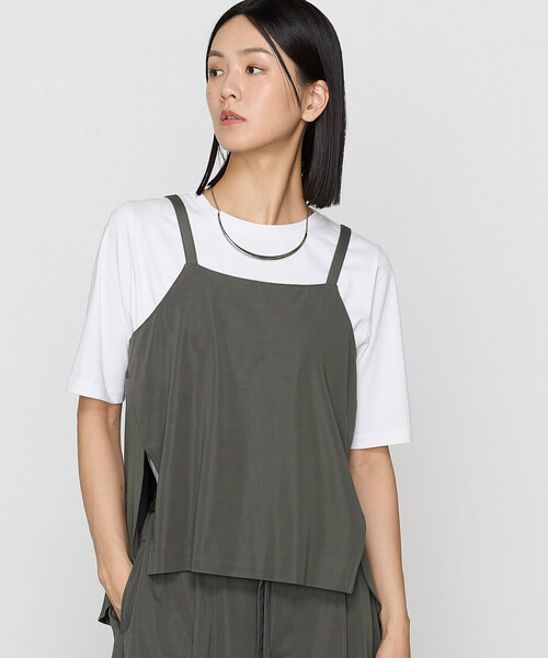 Gabardine K.T（ギャバジンケーティー）の「【セットアップ】ハイテンションポンチ WEEKEND パンツスーツ（その他パンツ・レディース・グレー/ブラック・9号）」の5枚目の写真