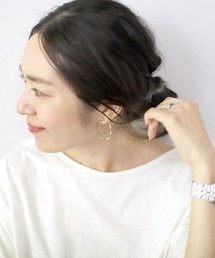 Aletta vita（アレッタビータ）の「ツイストフープイヤリング（イヤリング）」