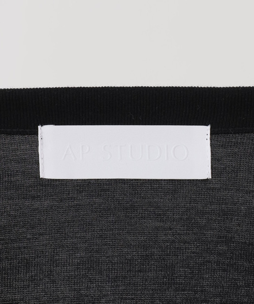 AP STUDIO(エーピーストゥディオ)の「ノースリーブTシャツ(Tシャツ/カットソー・レディース・ホワイト/ブラック・FREE)」の18枚目の写真