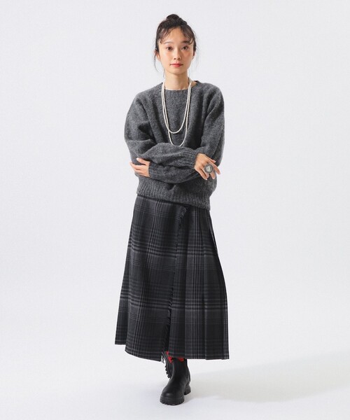 NOR'EASTERLY(ノアイースターリー)の「【別注】Nor’Easterly / ビッグ クルー ネック(ニット/セーター・レディース・オレンジ系その他/ブルー系その他2/パープル/ピンク/ブラウン/グレー系その他・ONE SIZE)」の7枚目の写真